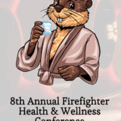 Cartoon animal holding a cup